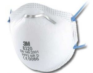 3M 8320 FFP2 Toz ve Sis Maskesi (VENTİLSİZ)